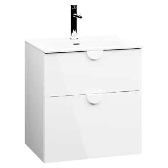 Servantskap <strong>Celeste</strong>  Hvit Blank 60 cm med Handfat Hvit Blank