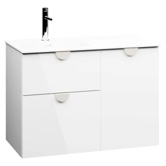 Servantskap <strong>Celeste</strong>  Hvit Blank 90 cm med Handfat Hvit Blank