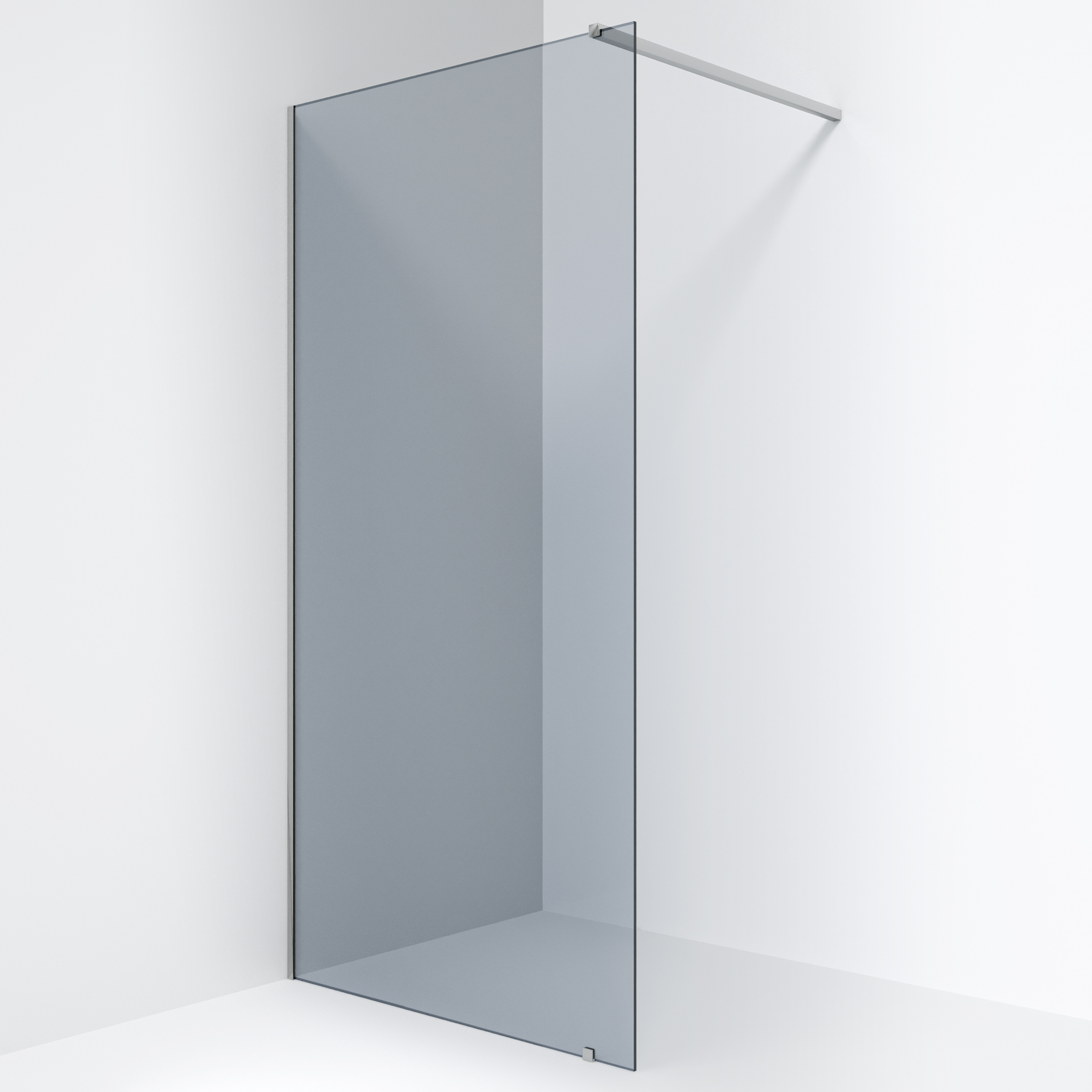 Ravak Dusjvegg Walk In Wall 8 mm 100x200 cm Krom Blank Tonet