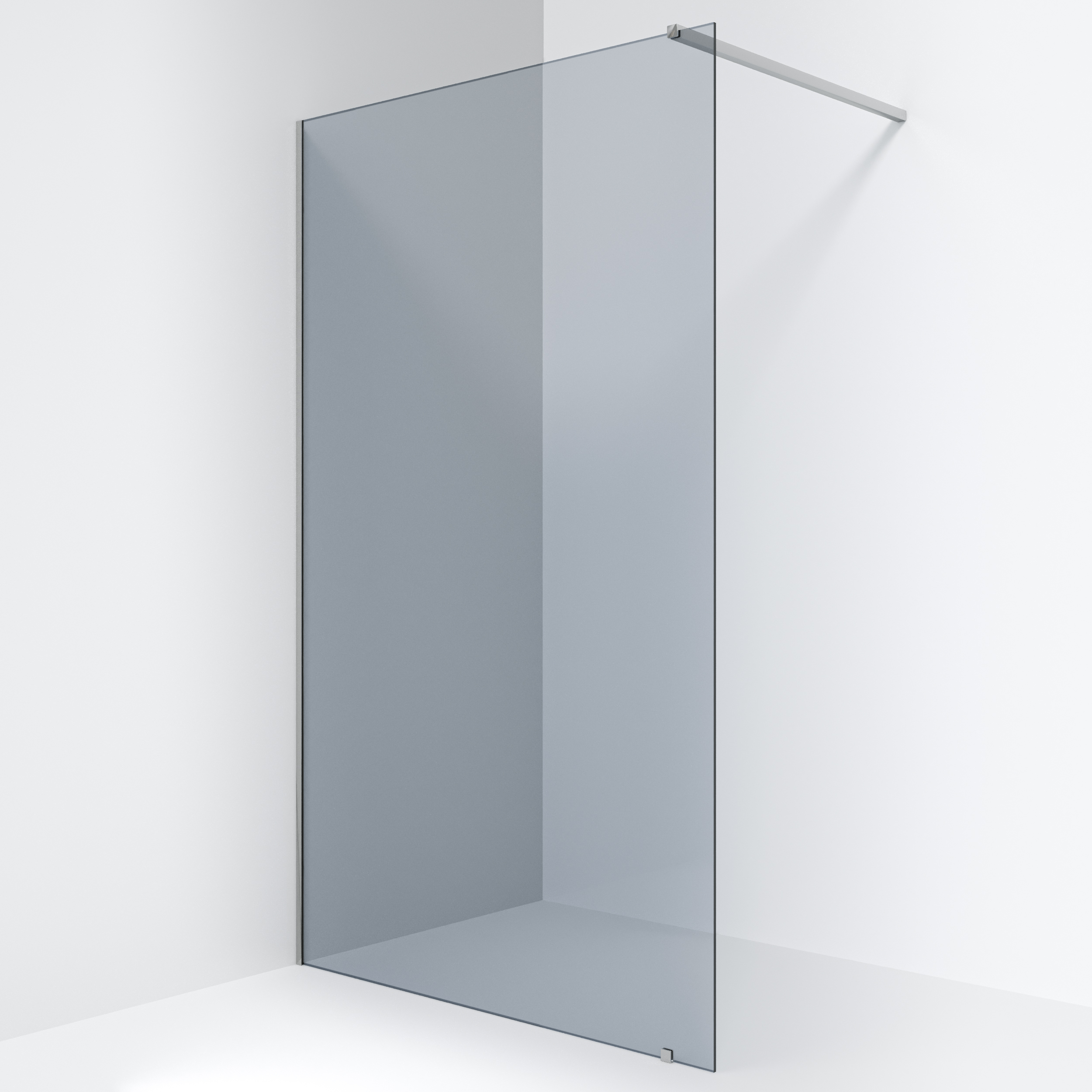 Ravak Dusjvegg Walk In Wall 8 mm 120x200 cm Krom Blank Tonet