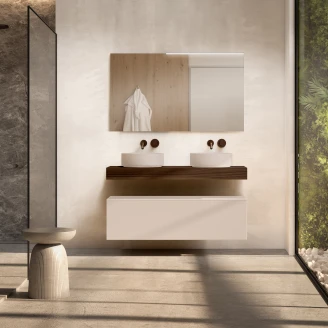 Skap <strong>Elmstone</strong>  Beige Matt 120 cm