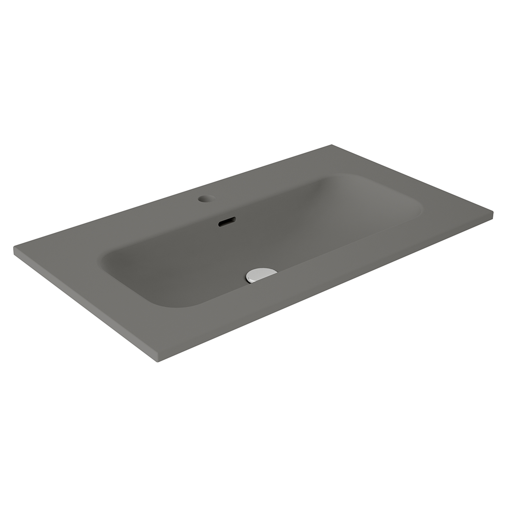 Servant Vibrante Mørkgrå Matt 80 cm