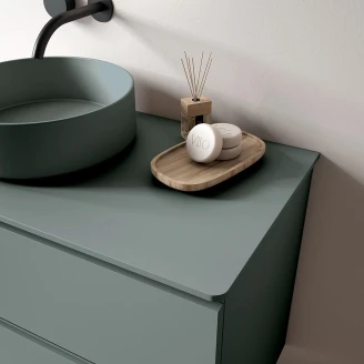 Benkplate <strong>Arka</strong>  Blå Matt 100x46 cm