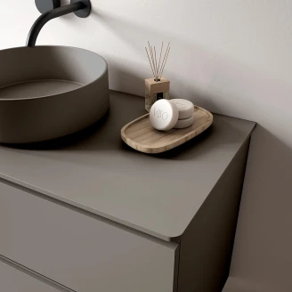 Benkplate <strong>Arka</strong>  Mørkgrå Matt 120x46 cm