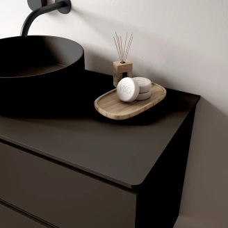 Benkplate <strong>Arka</strong>  Svart Matt 100x46 cm