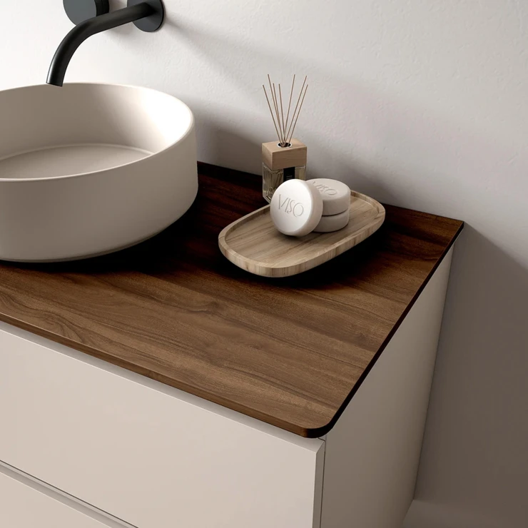 Benkplate Arka Valnøtt Matt 100x46 cm