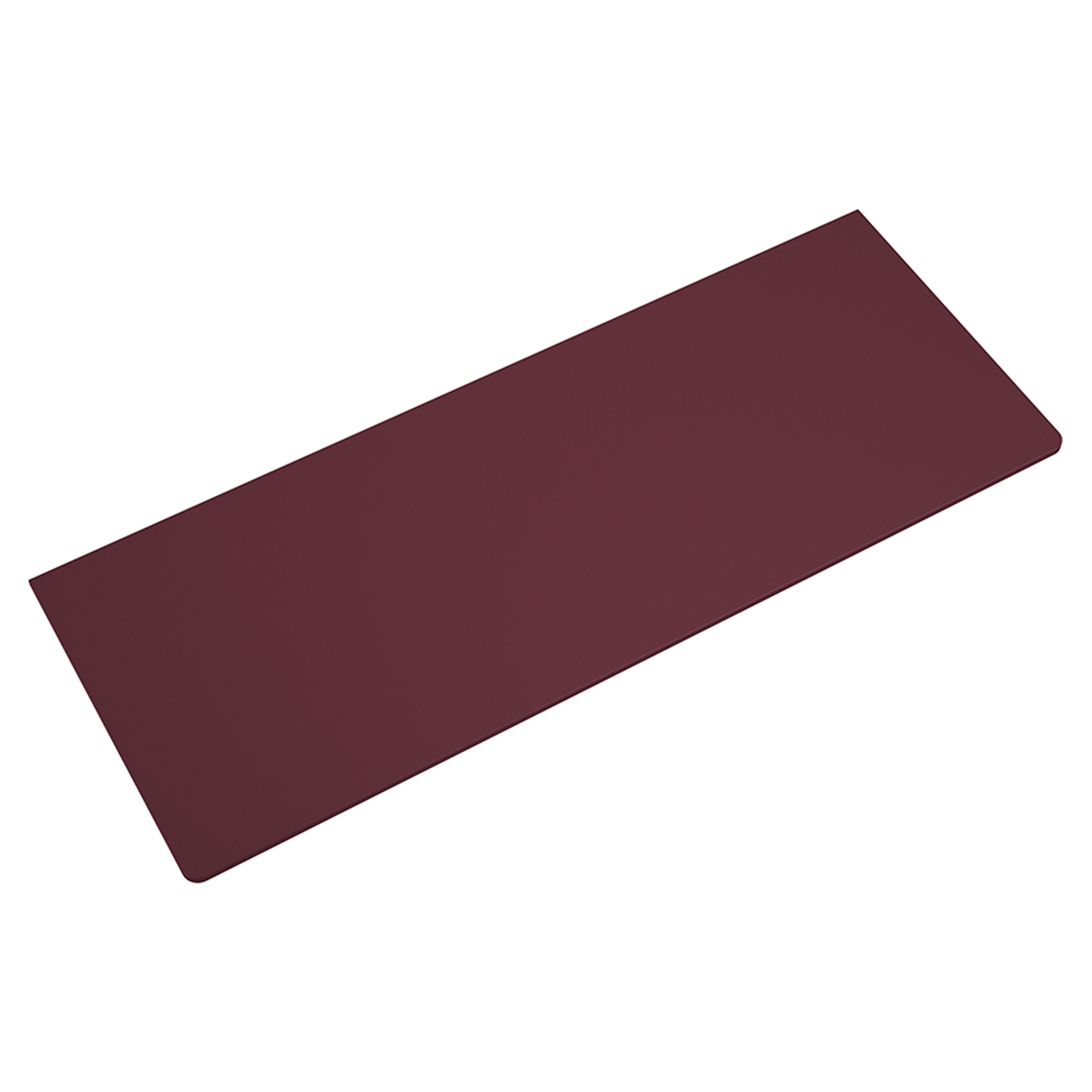 Benkplate Arka Rød Matt 120x46 cm