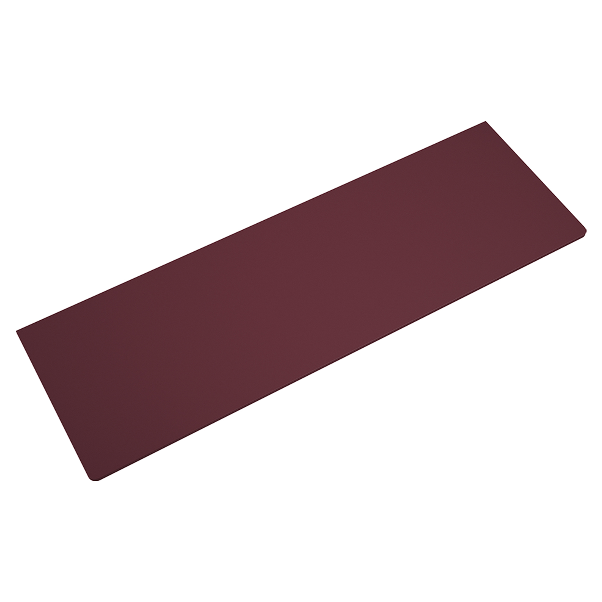 Benkplate Arka Rød Matt 140x46 cm