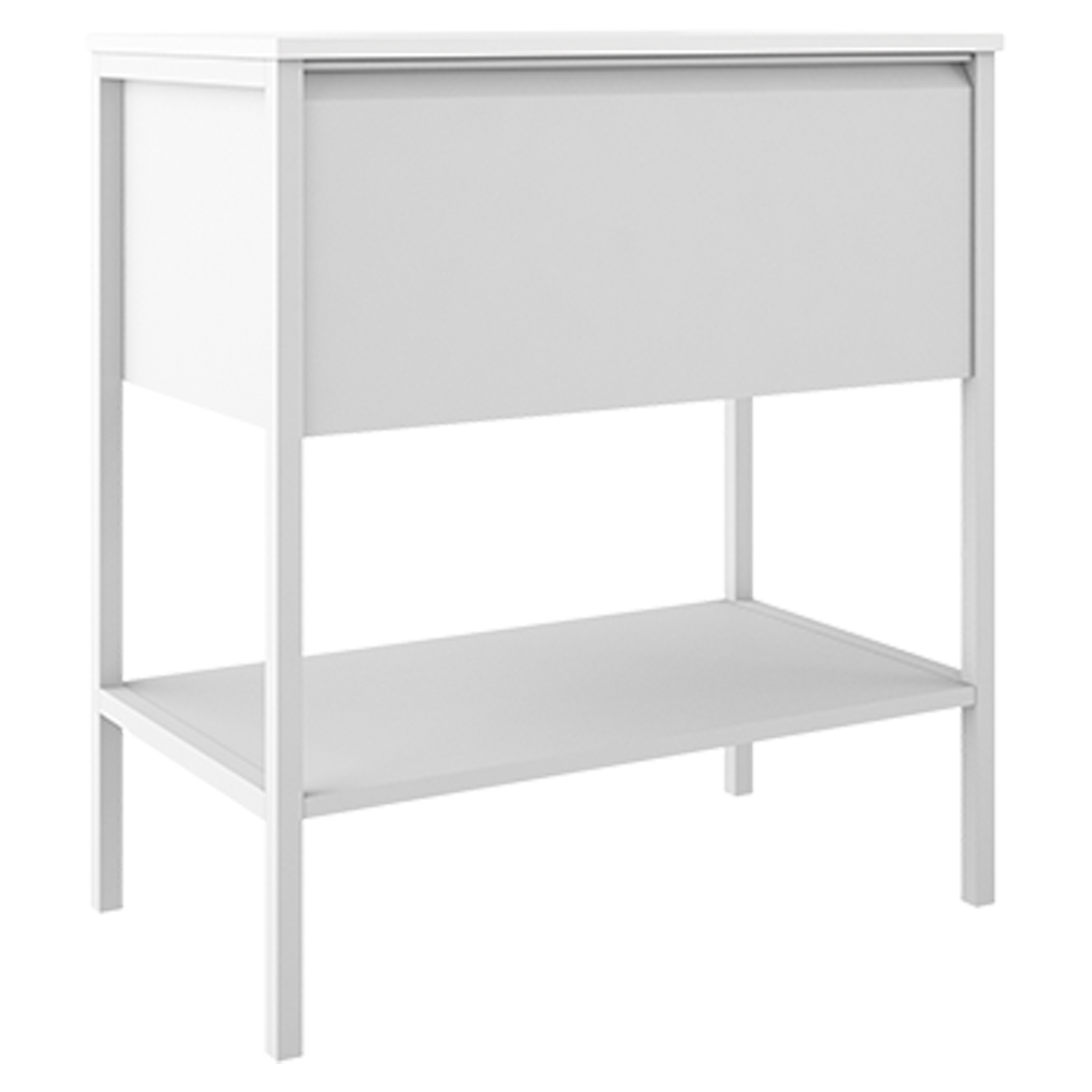 Servantskap Tone Hvit Matt 80 cm 1 skuff med Servant