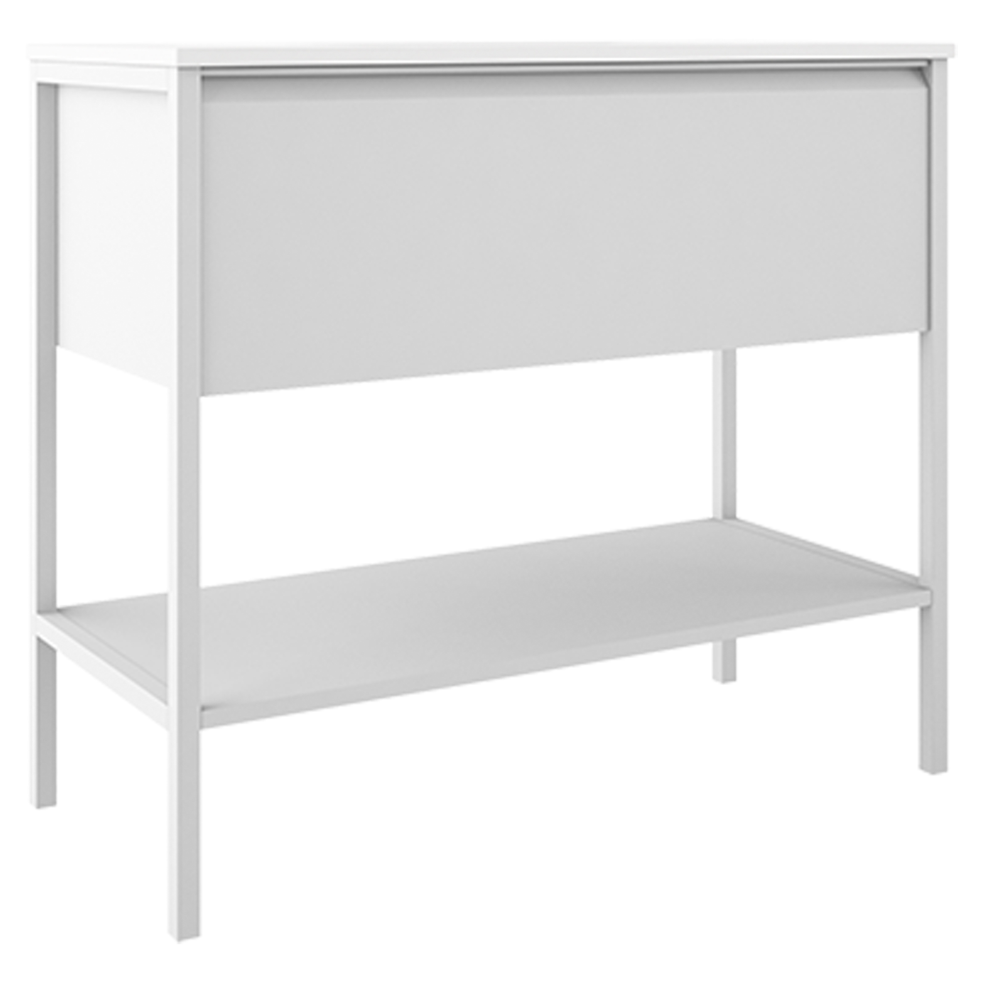 Servantskap Tone Hvit Matt 100 cm 1 skuff med Servant