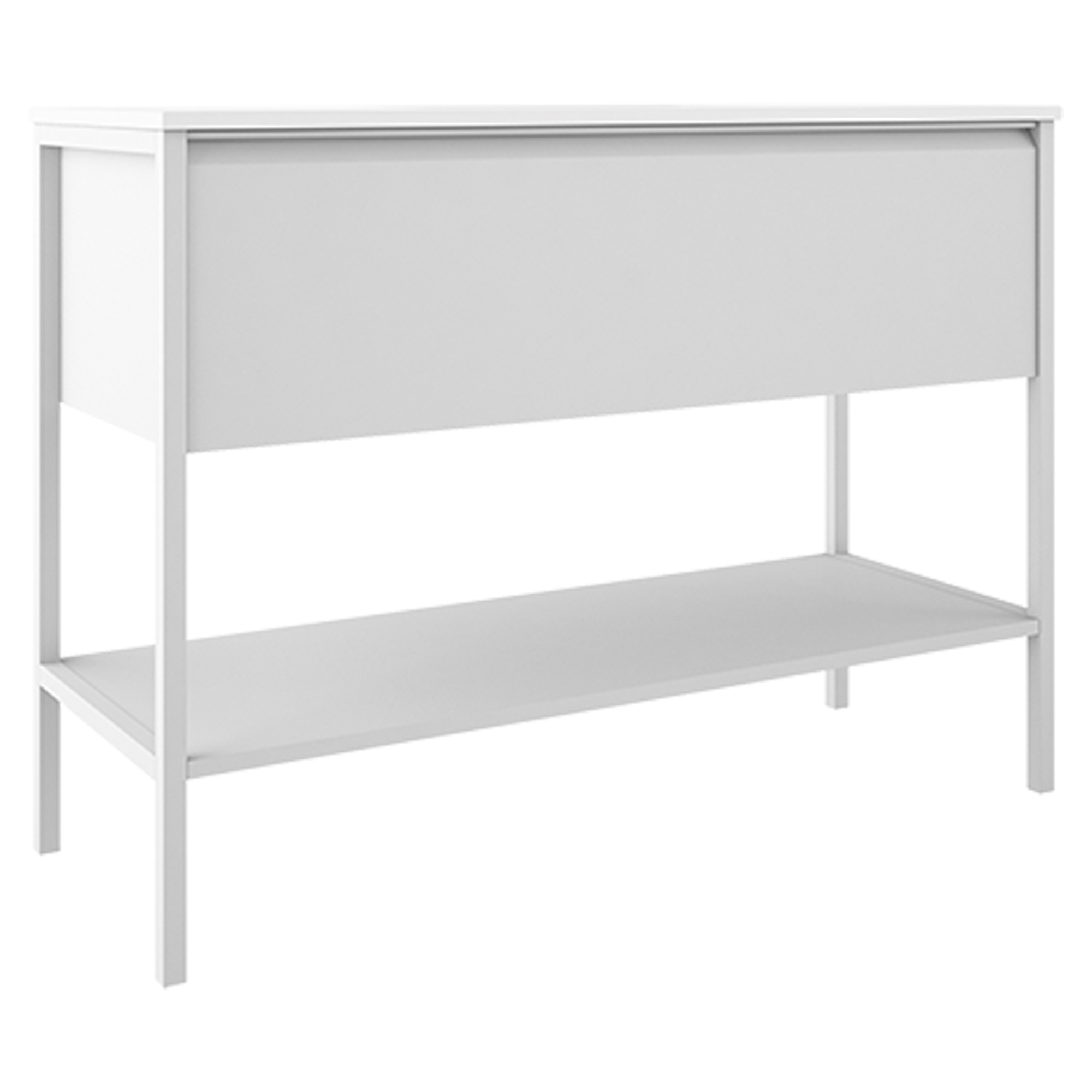 Servantskap Tone Hvit Matt 120 cm 1 skuff med Servant