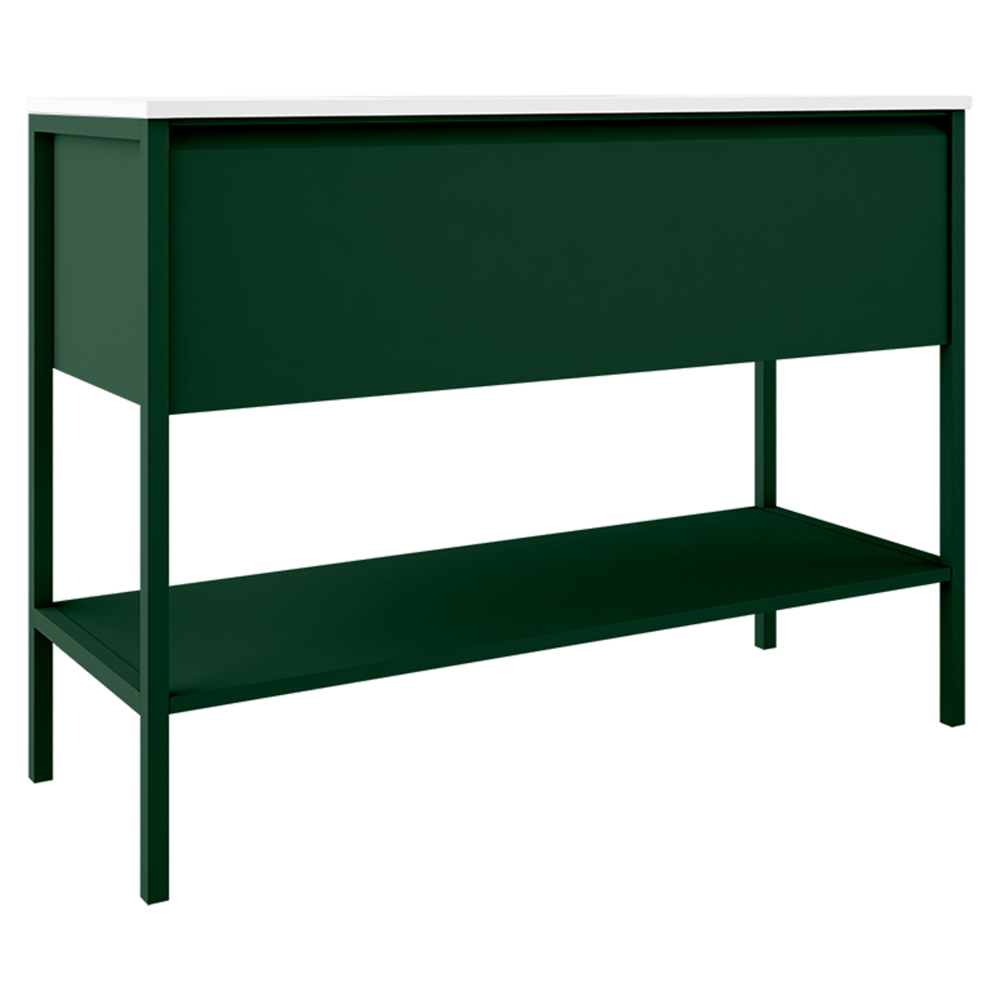 Servantskap Tone Grønn Matt 120 cm 1 skuff med Servant