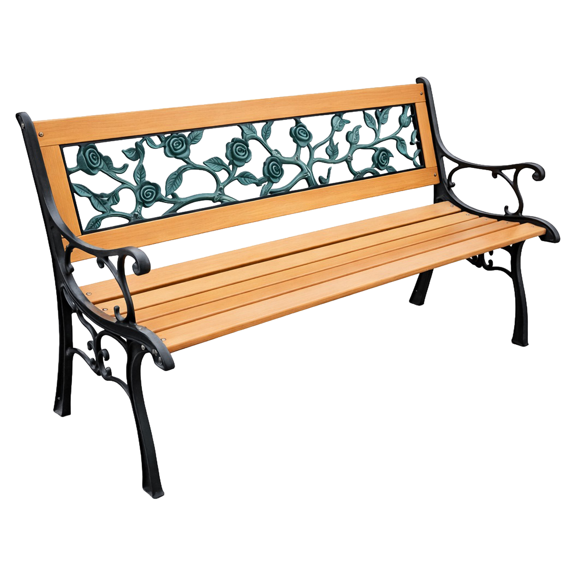 Hagebenk Bruk Tre, Svart 126 cm