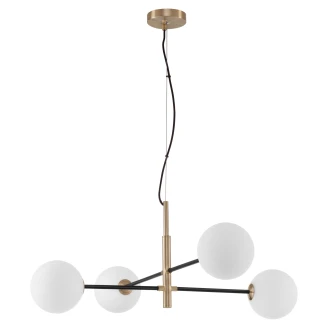 Nova Luce Hengende Lampe <strong>Vitra</strong>  Quadra Gull, Hvit