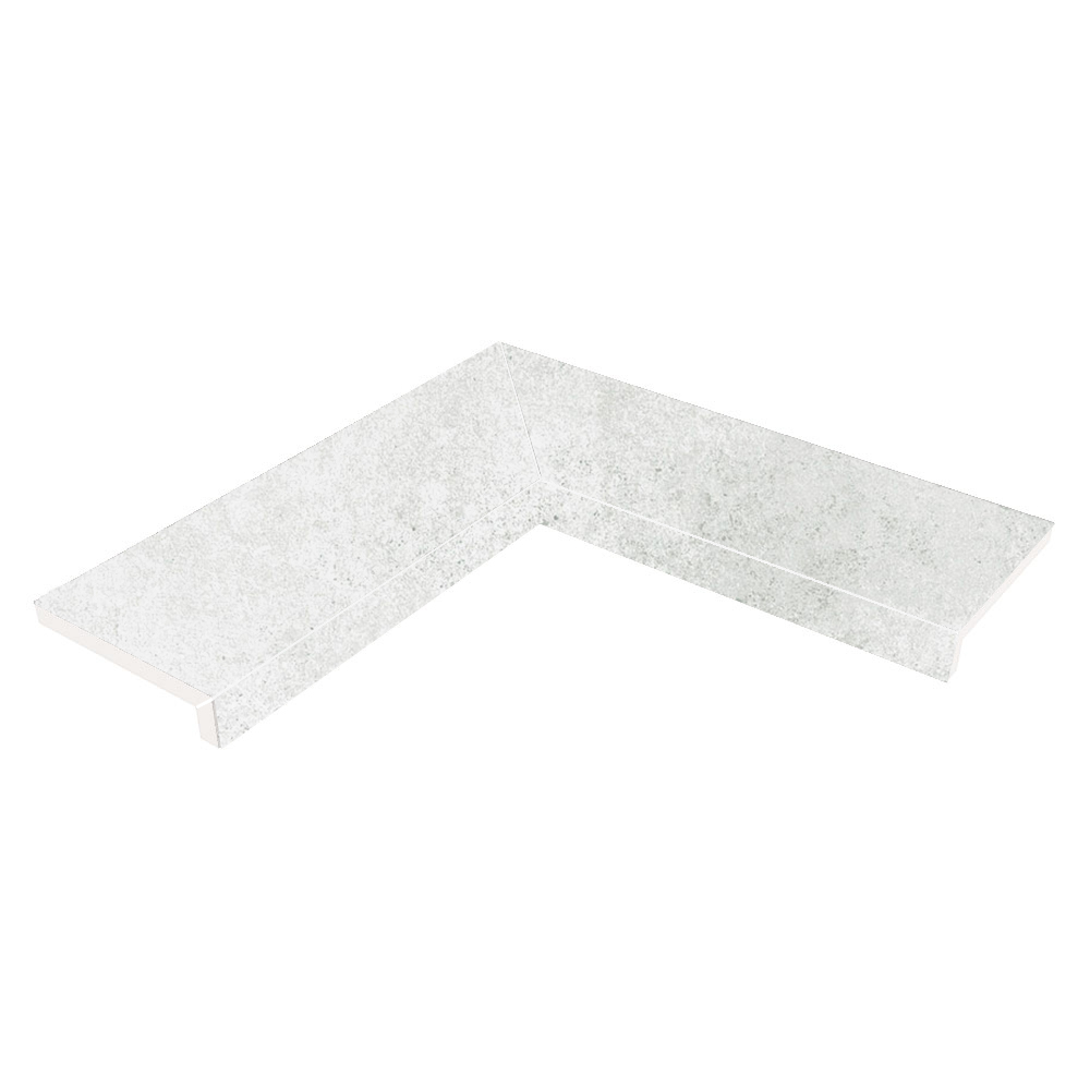 Bassengkant Hjørnesett Gulvflis Earthstone Lys Grå Matt 30x90 cm Tykkelse 20 mm