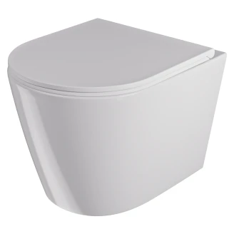 Væghængt Toilet <strong>Mila</strong>  Hvid Blank