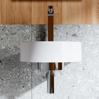 Ravak Servant <strong>Yard</strong>  40 cm med Rustfritt Stål Konsol, Vannlås og Bunnventil