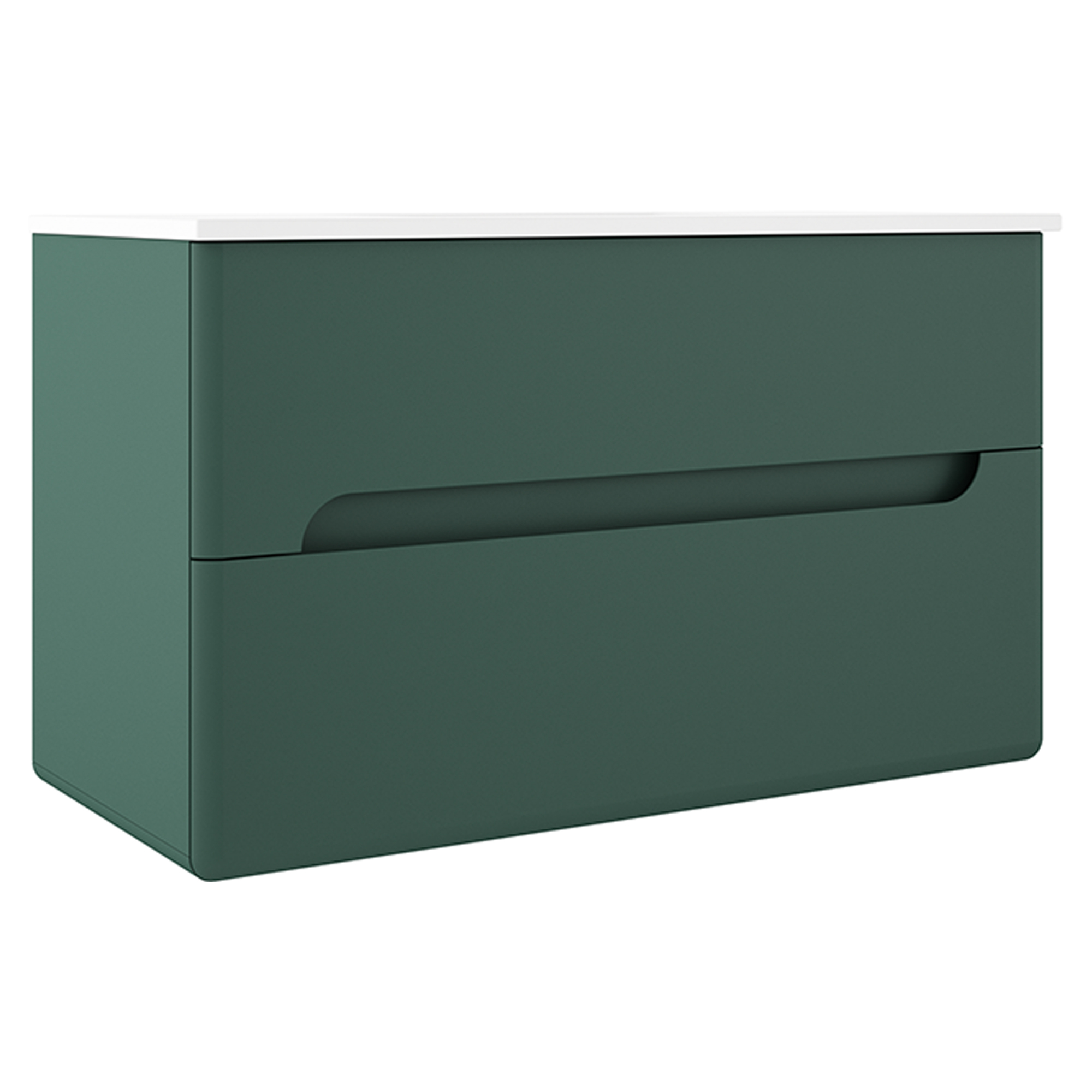 Servantskap Rondo Grønn Matt 100 cm