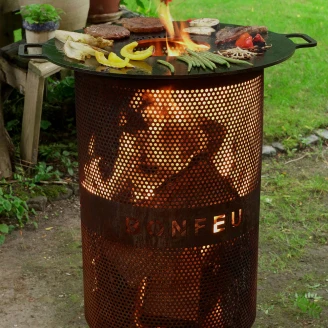 BonFeu Sett med Ildsted BonVes 34 Cortenstål, Plancha & Grillspade