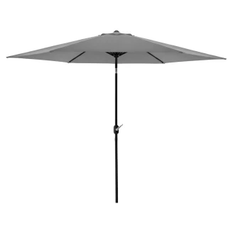 Hageparasoll med Trekk <strong>Castor</strong>  Grå Ø 300 cm