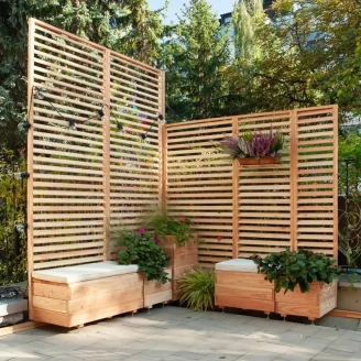 Krukke <strong>Wisley</strong>  Tre 59x43 cm med Spaljé 239 cm