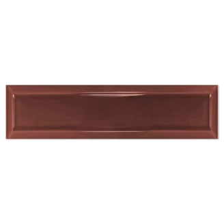 Estudio Veggflis <strong>Metropolis</strong>  Dark Red Frame Blank 10x40 cm