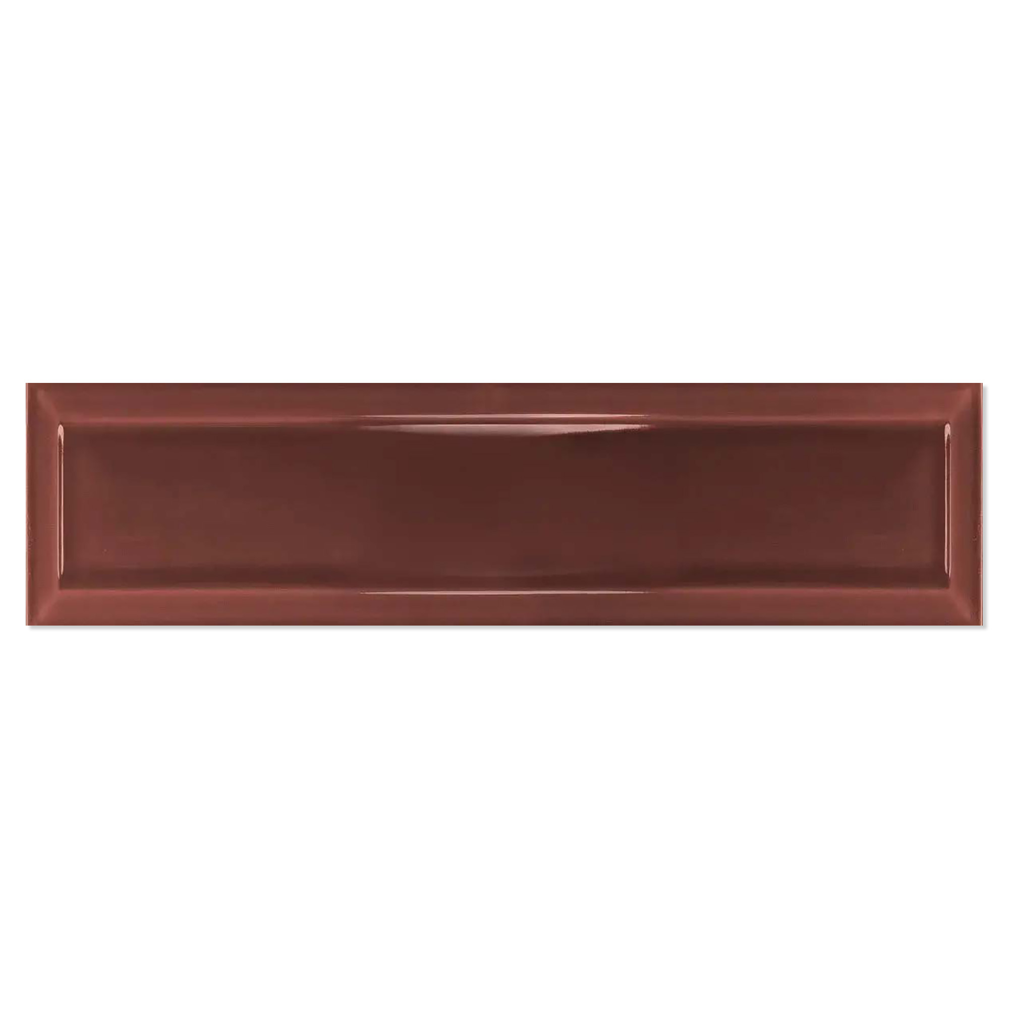 Estudio Veggflis Metropolis Dark Red Frame Blank 10x40 cm