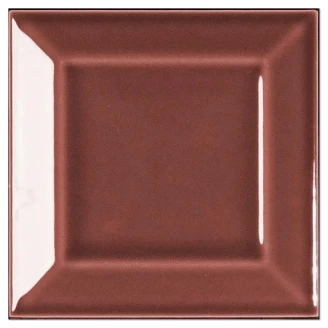 Estudio Veggflis <strong>Metropolis</strong>  Dark Red Frame Blank 10x10 cm
