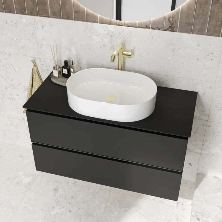 Cosentino Benkeplate Dekton Svart Matt 100 cm