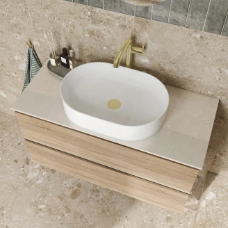Cosentino Benkeplate Silestone Lysbeige Polert 100 cm