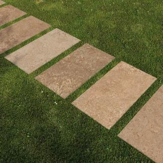 Novoceram Utendørsflis <strong>Tiber Novoceram</strong>  Natural Matt Struktur 3D 60x90 cm Tykkelse 20 mm