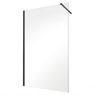 Dusjvegg <strong>Skogså</strong>  Svart 6 mm 110x195 cm