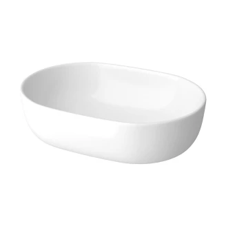 Servant <strong>Milano</strong>  Oval Hvit Blank 50 cm