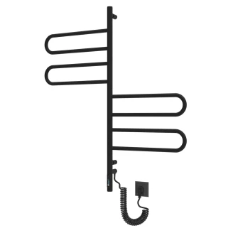 Roterbar Elektrisk Håndkletørker 125 W <strong>Morae</strong>  Svart Matt