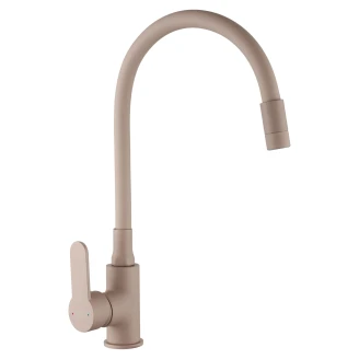 Kjøkkenbatteri <strong>Movento</strong>  Beige Matt med fleksibel tut