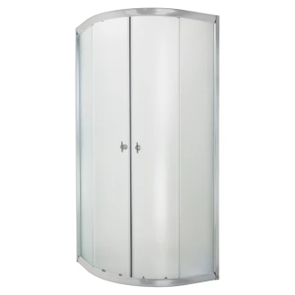 Dusjhjørne <strong>Kavon</strong>  90x90 cm Rund Krom Blank Frostet