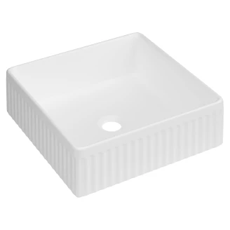 Servant <strong>Relief</strong>  Firkantet Hvit Blank 36 cm
