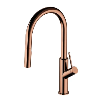 Omnires Kjøkkenarmatur <strong>Bend</strong>  Kobber Blank
