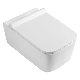Vegghengt Toalett <strong>Loretto</strong>  Hvit Blank