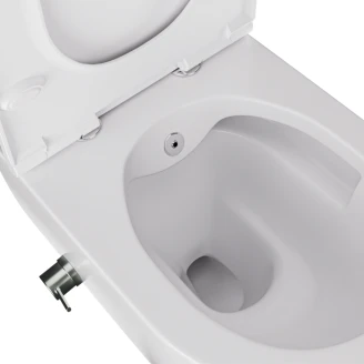 Toalettpakke Klar Hvit Blank med Innbyggingssisterne Alca med Bidéfunksjon