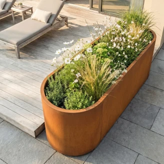 Cortena Plantekasse LOM Cortenstål 140x60x90 cm