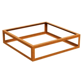 Cortena Plantingsramme <strong>Paquete</strong>  Cortenstål 120x120x30 cm