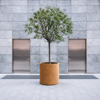 Cortena Plantekasse <strong>Circulo</strong>  Cortenstål Ø 60x60 cm