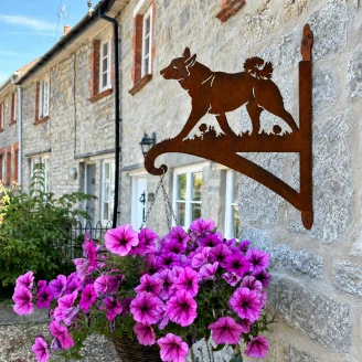 Cortenique Hagedekorasjon Hund <strong>Nordgård</strong>  Cortenstål