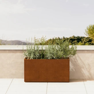 Herstera Utekrukke <strong>Verde Vivo</strong>  Cortenstål 100x40x50 cm