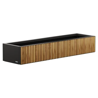 Herstera Utekrukke <strong>Hontanar</strong>  Termotre, Sort 150x40x25 cm