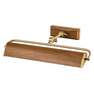 Elstead Vegglampe <strong>Winchfield</strong>  Eik, Antikk Messing 45 cm