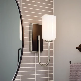 Kichler Vegglampe <strong>Solia</strong>  Krom, Svart