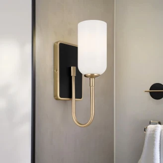 Kichler Vegglampe <strong>Solia</strong>  Gull, Svart