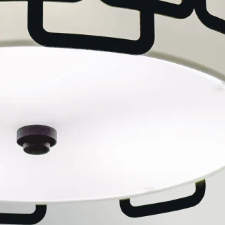 Hinkley Taklampe Trio Sabina Svart